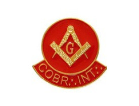 ALFINETE COBR INTERNO ESQUADRO E COMPASSO VERMELHO