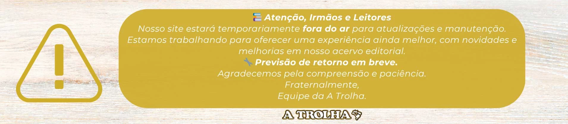 fora do ar